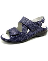 Waldläufer Komfort Sandalen - Blau