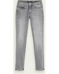 Scotch & Soda La Bohemienne - Rough Rocks Light - Grijs