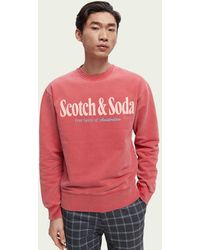Scotch & Soda Sweatshirt Mit Farbverlauf Aus Baumwollmischung Suter Pulver para Hombre
