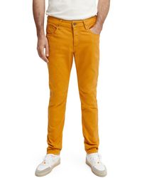 Scotch & Soda - Ralston Garment-Dyed Regular Slim Fit Trouser Pants - Lyst
