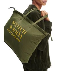 Scotch & Soda - The Centraal Foldaway Tote Bag - Lyst