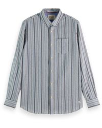 Scotch & Soda - 'Lightweight Dobby Stripe Button Down Shirt - Lyst