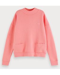 Scotch & Soda Sweater Met Hoge Hals - Roze