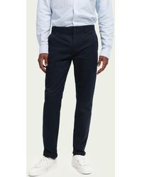 Stretch Cotton Chinos Super Slim Fit in 