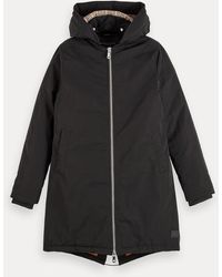 Scotch & Soda Gewatteerde Parka - Zwart