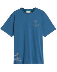Scotch & Soda - 'Placed Embroidery Artwork T-Shirt - Lyst