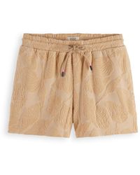 Scotch & Soda - Jacquard Toweling Shorts - Lyst