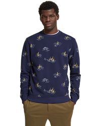 Scotch & Soda - 'Sailboat Printed Sweatshirt - Lyst