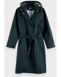 Scotch & Soda Trenchcoat - Blauw