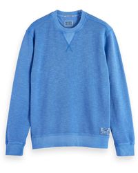 Scotch & Soda - 'Garment Dye Structured Sweatshirt - Lyst