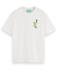 Scotch & Soda - Toucan Printed T-Shirt - Lyst