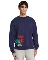 Scotch & Soda - 'Coral Embroidered Sweatshirt - Lyst