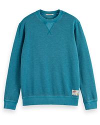 Scotch & Soda - 'Garment-Dyed Structured Sweatshirt - Lyst