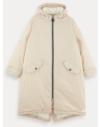 Scotch & Soda Oversized Langere Parka - Naturel