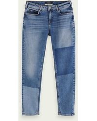 Scotch & Soda The Keeper - City Patchwork - Blauw