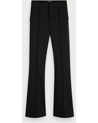 Scotch & Soda Flared Stretchbroek - Zwart