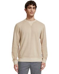 Scotch & Soda - 'Garment-Dyed Structured Sweatshirt - Lyst