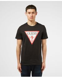 Guess Camiseta de Verano de Manga Corta para Mujer en algodón Blanco y  Rojo. – DailyWear
