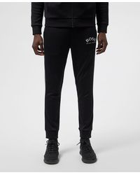 boss authentic cuffed fleece pants