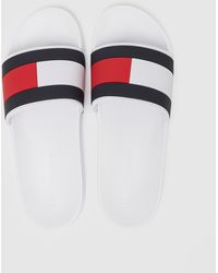 tommy hilfiger flag slides