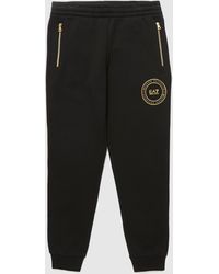 EA7 Gold Medallion Sweatpants - Exclusive - Black