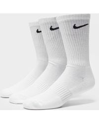 Nike 3-pack Cushioned Crew Socks - White
