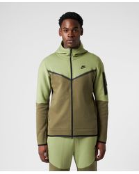 Nike Tech Fleece Full Zip Hoodie - Green