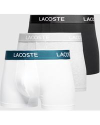 Lacoste Mens Casual Classic 3 Pack Cotton Stretch Briefs