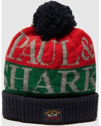 paul and shark bobble hat