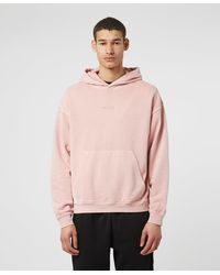 Mens Clothing Activewear Nicce London Cotton Capstan Hoodie in Pink for Men gym and workout clothes Hoodies 