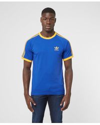 blue and yellow adidas california t shirt