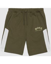 boss fleece shorts