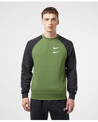 double nike swoosh joggers