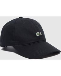 black lacoste hat