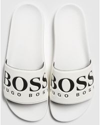 BOSS by Hugo Boss Leather sandals for Men - Up to 61% off at Lyst.com