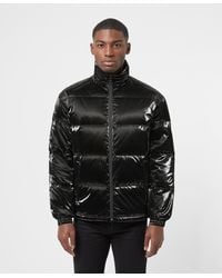 armani exchange aop padded down jacket