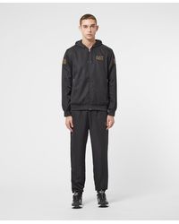 ea7 7 lines fleece tracksuit