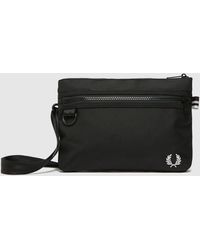 fred perry twin tipped cross body bag
