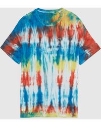 Guess Cotton Guess Tie-dye Stripe Tee 