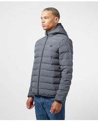 fred perry hooded insulated jacket