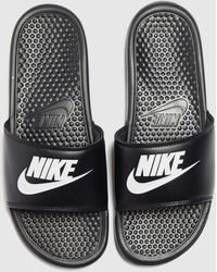 all black nike sandals
