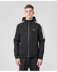 gym and workout clothes Mens Activewear gym and workout clothes BOSS by HUGO BOSS Activewear Save 18% BOSS by HUGO BOSS Synthetic X Nba Hooded Sweatshirt in Black for Men 