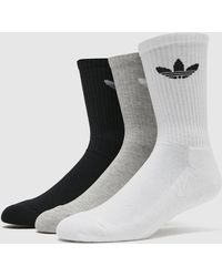 adidas originals 3 pack trefoil crew