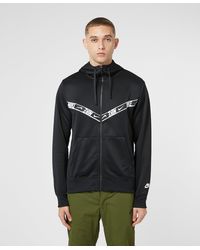 nike repeat tape fleece full zip hoodie