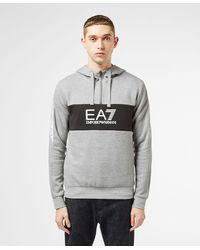 emporio armani ea7 grain tape hoodie