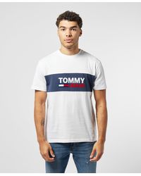 Tommy Hilfiger Band Logo Short Sleeve T-shirt - White