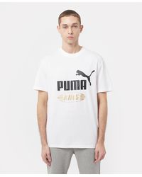 PUMA Cotton King T-shirt in White for Men | Lyst