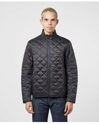 barbour international men's gear slim fit quilted jacket