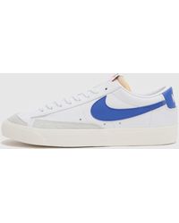 mens nike blazer low white