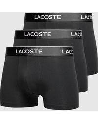 lacoste men's boxer shorts pack of 3